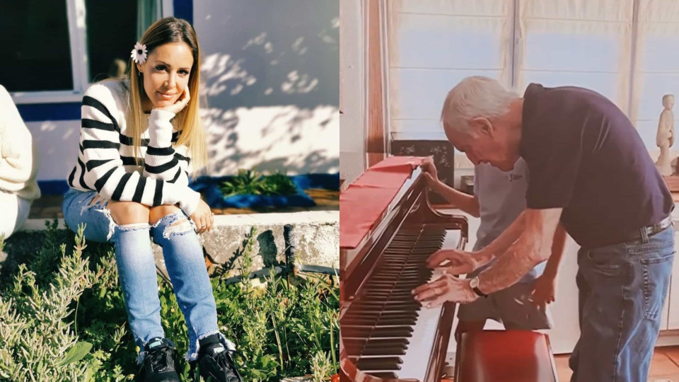 Vídeo. Avô de Mariana Patrocínio toca piano a pedido do neto