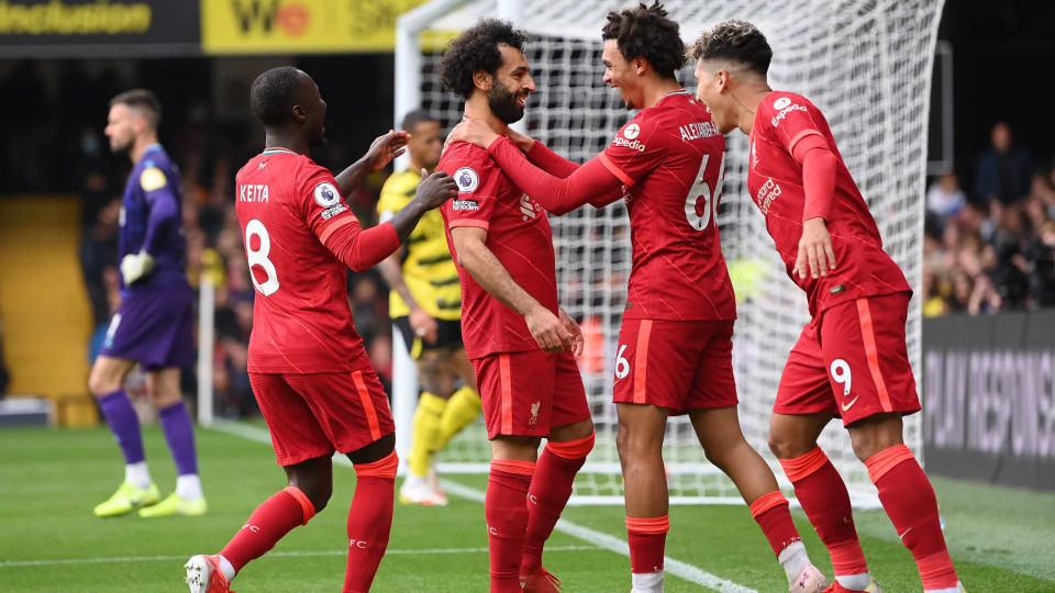 'Mané caça, Firmino mata e Salah esfola': Reds dão show em Watford 