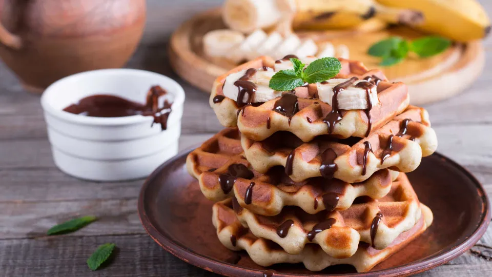 Serão estas as waffles mais simples do mundo? Experimente!