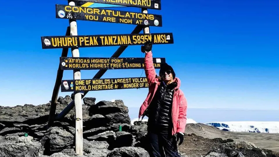 Pimpinha Jardim subiu ao Kilimanjaro. "Um desafio muito difícil"