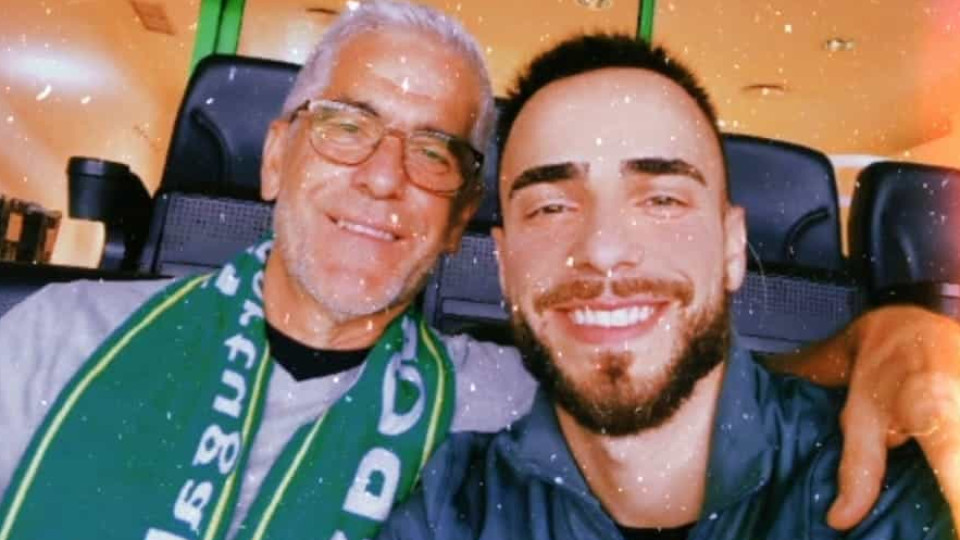 Diogo Piçarra realiza 'sonho' do pai e leva-o ao Estádio de Alvalade