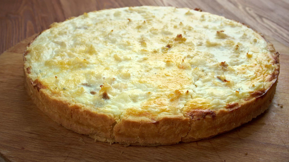 Receita tradicional de quiche de bacalhau, uma delícia muito portuguesa