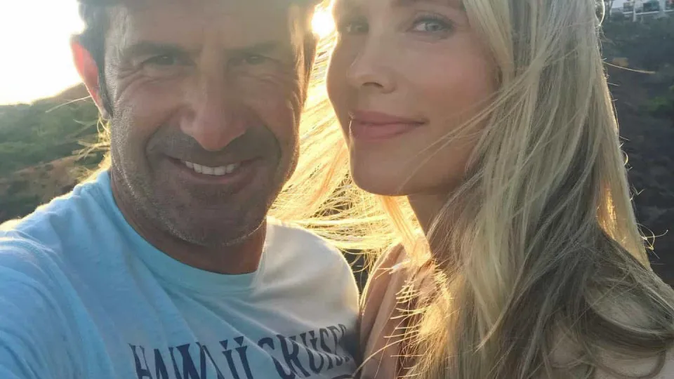 Luís Figo e Helene Svedin