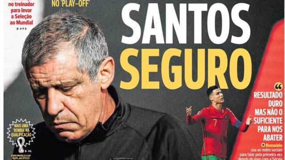 Por cá: Jogadores cansados, mas... Fernando Santos seguro