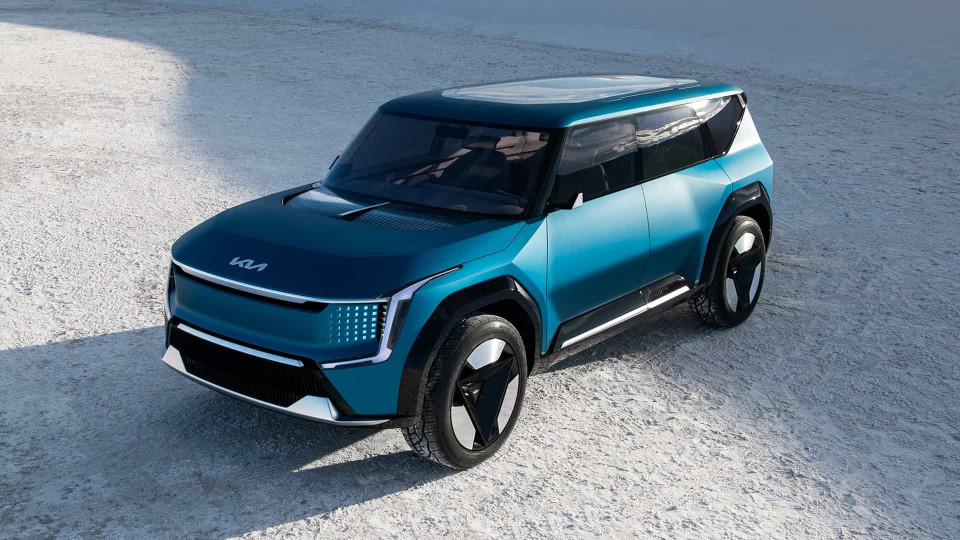 Kia mostra ao mundo o seu novo concept 100% elétrico EV9