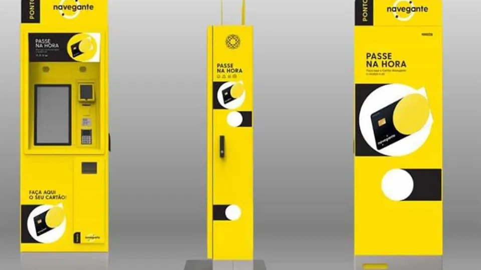 Passe na hora: Nesta máquina, o Navegante pode ser feito em self-service