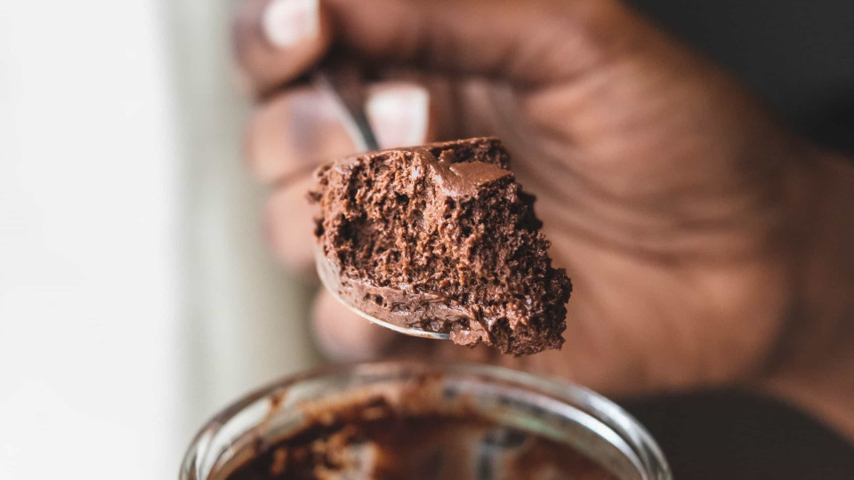 Mousse de chocolate 'fit' para comer sem remorsos