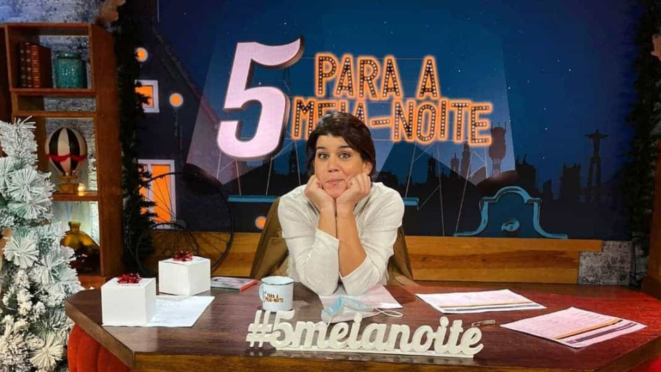 Inês Lopes Gonçalves apresenta hoje o seu último '5 Para a Meia Noite'
