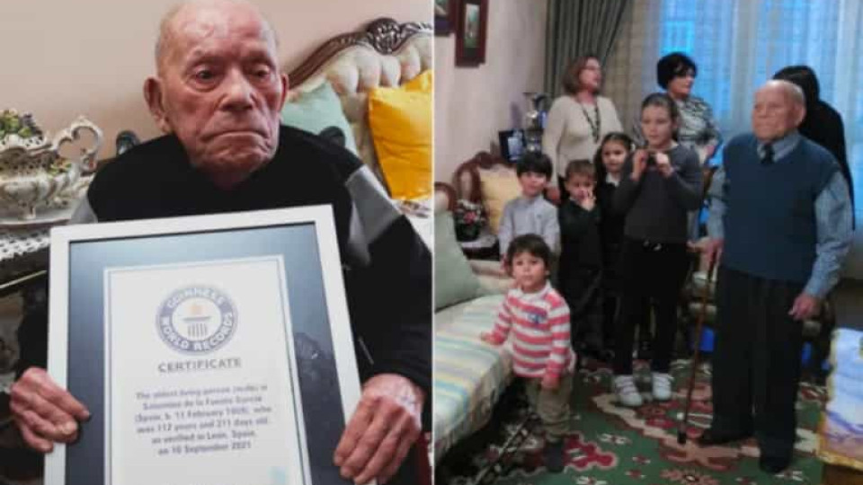 Morre em Espanha homem mais velho do mundo, a um mês de fazer 113 anos