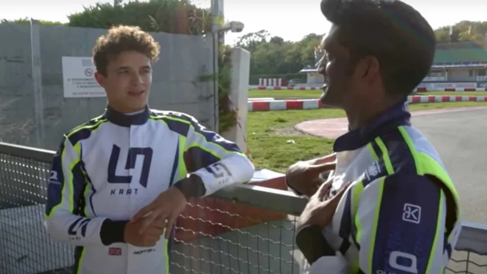 Piloto de F1 vs. piloto 'normal' no karting. Como se saiu Lando Norris?