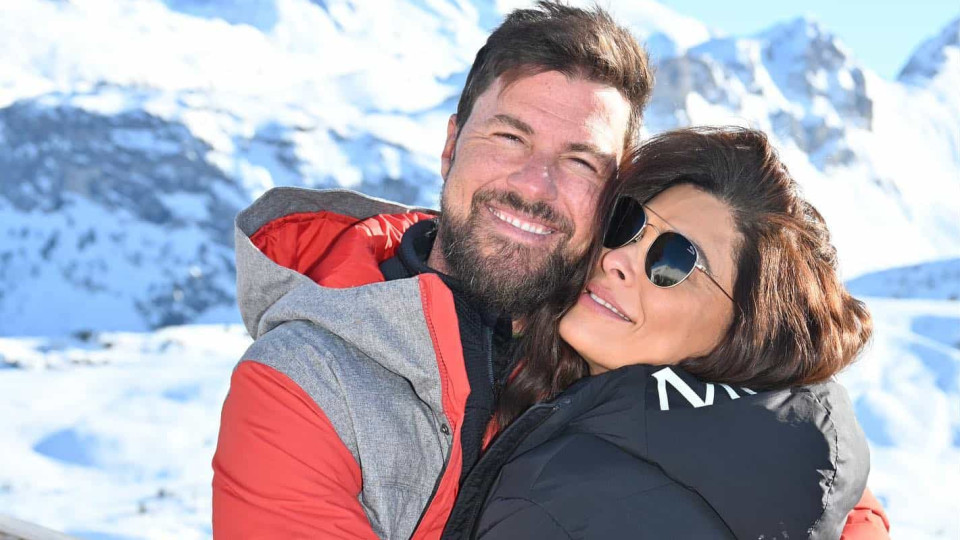 Juliana Paes de férias nos Alpes franceses com a família