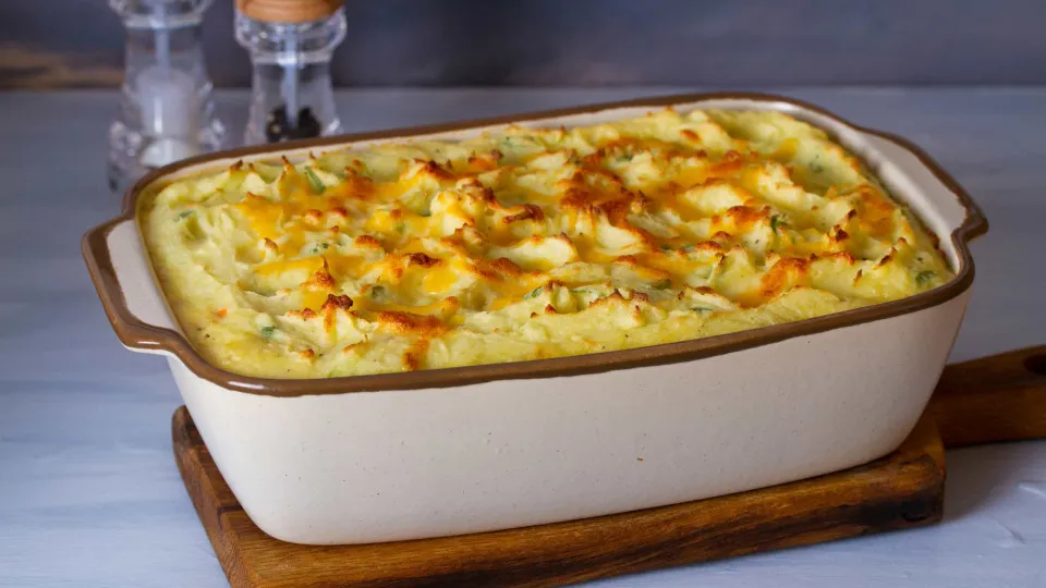 Receita de bacalhau com puré de curgete no forno (que sai sempre bem)