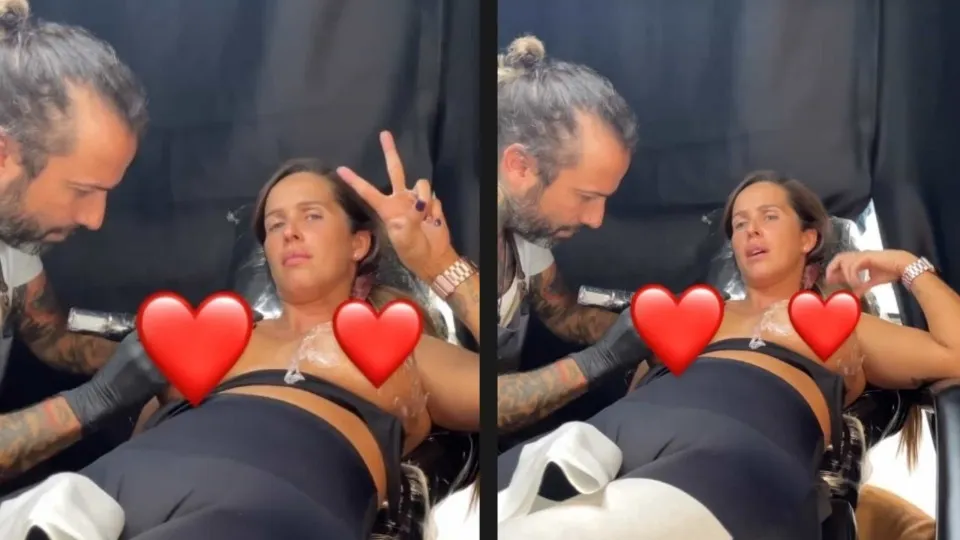 Vídeo. Érica Silva impressiona ao fazer tatuagem no mamilo