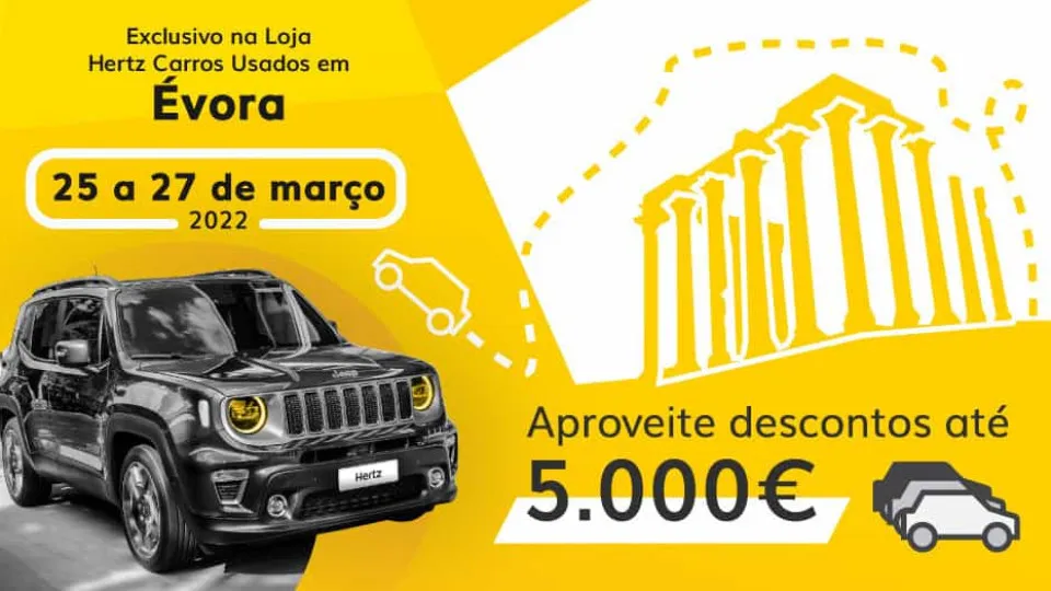 Pensa comprar carro? Fique atento aos descontos até 5.000 euros da Hertz