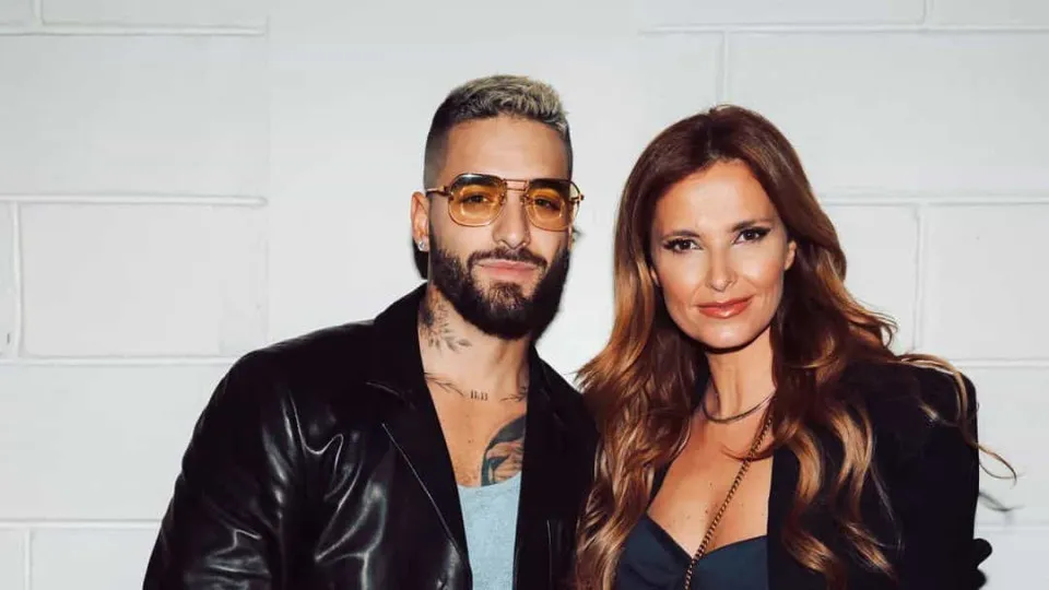 Cristina Ferreira posa com Maluma: "Encontrei este rapaz nos corredores"