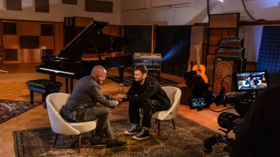 "Só contigo é que poderia ter esta conversa", diz David Carreira