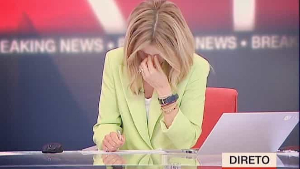 Pivô da CNN Portugal reage após ter chorado em direto