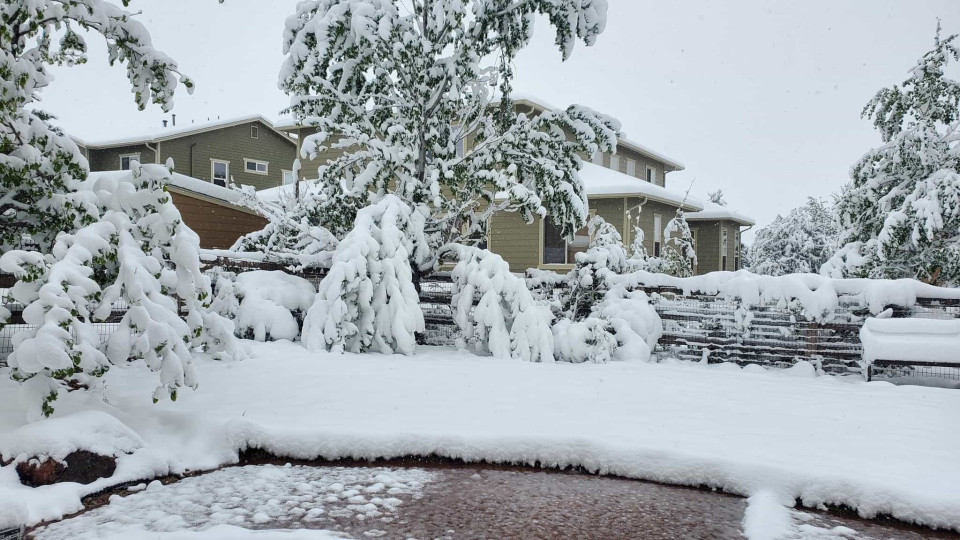 Tempestade de neve surpreende Denver em maio. Eis o vídeo