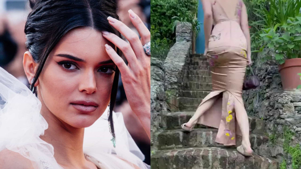 Vídeo de Kendall Jenner a (tentar) subir escadas torna-se viral