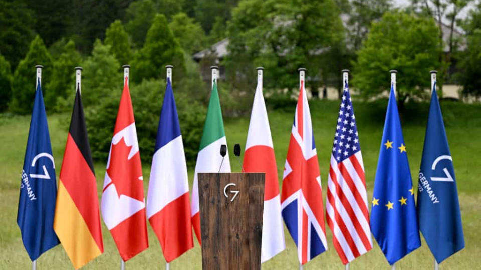 G7 compromete-se em fornecer apoio militar à Ucrânia "a longo prazo"