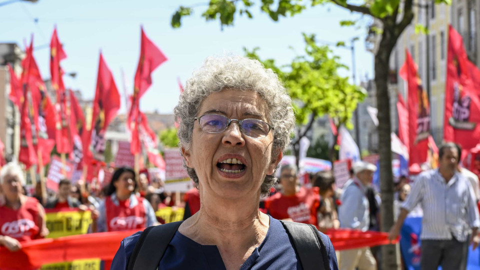 Isabel Camarinha, a 1.ª mulher à frente da CGTP, termina hoje o mandato