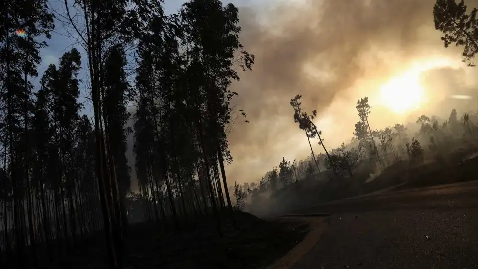 Mais de 80 operacionais combatiam três fogos ativos às 9h