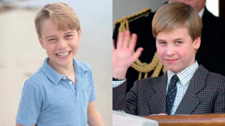 Assim era o príncipe William com a mesma idade do filho mais velho 