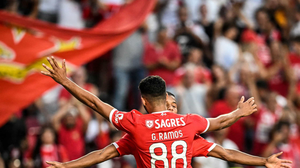 Show de Ramos com toque de Neres: As notas do Benfica-Midtjylland