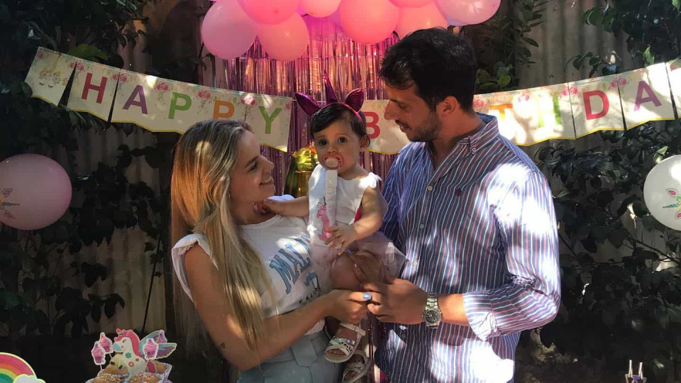 Luís Nascimento assinala aniversário da filha, a "princesa Carolina"