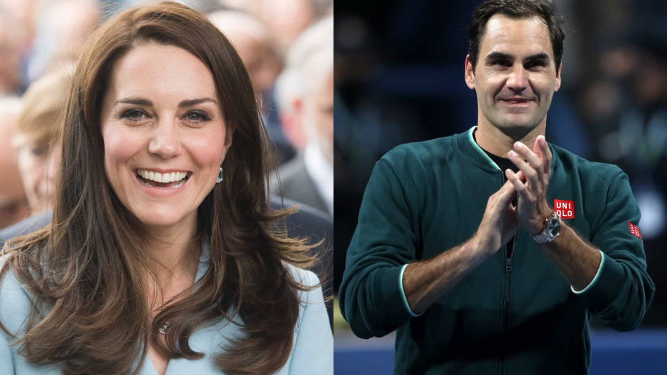 Kate Middleton junta-se a Roger Federer em novo projeto