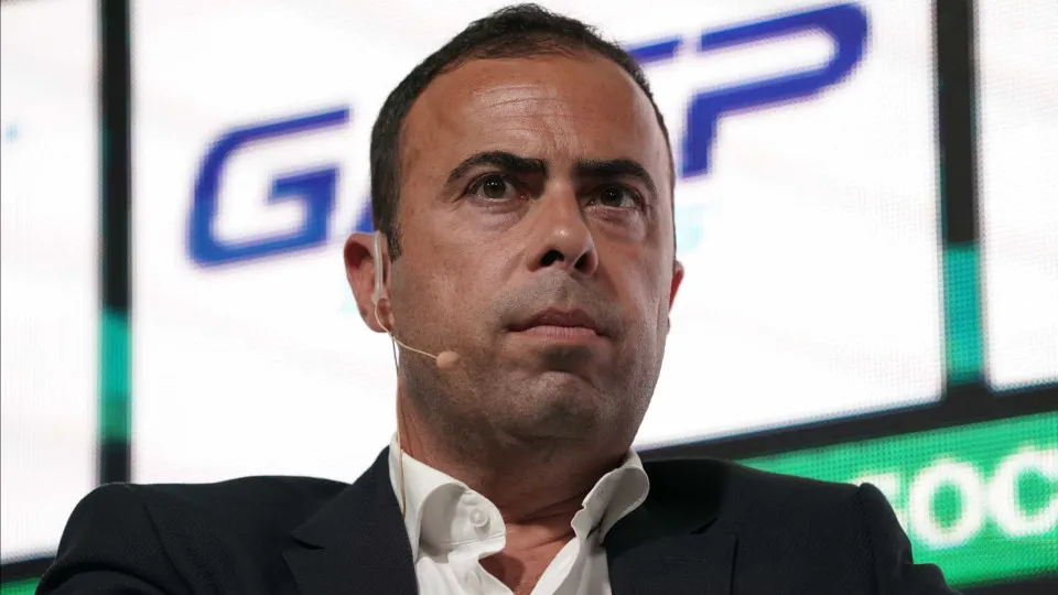 LISBON, PORTUGAL - SEPTEMBER 06:  Miguel Ribeiro - CEO FC Famalicao talks during Day 2 of Soccerex Europe Convention at Tagus Park on September 6, 2019 in Lisbon, Portugal. (Photo by Gualter Fatia/Getty Images)