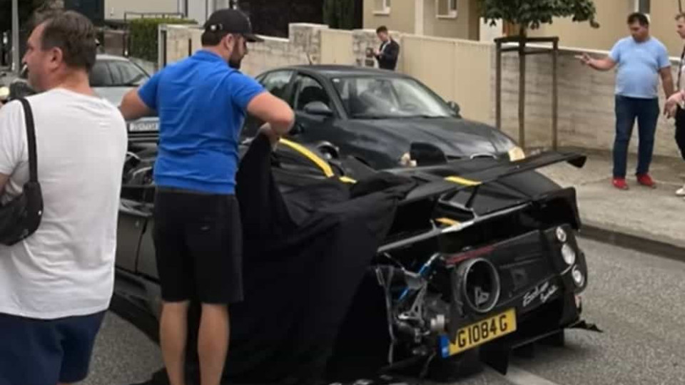 Vídeo. Só há três destes Pagani Zonda no mundo e um ficou acidentado