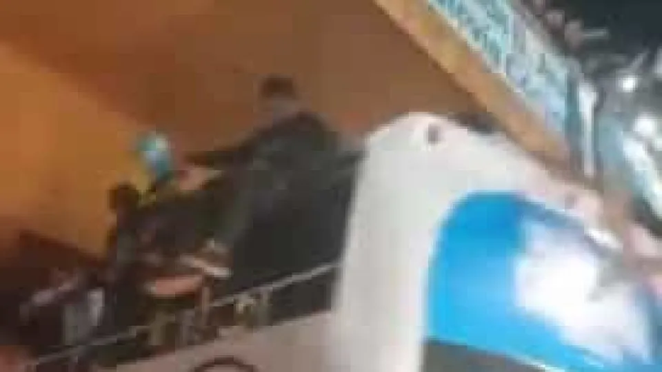 Autocarro do Belgrano ficou a centímetros da tragédia na festa da subida