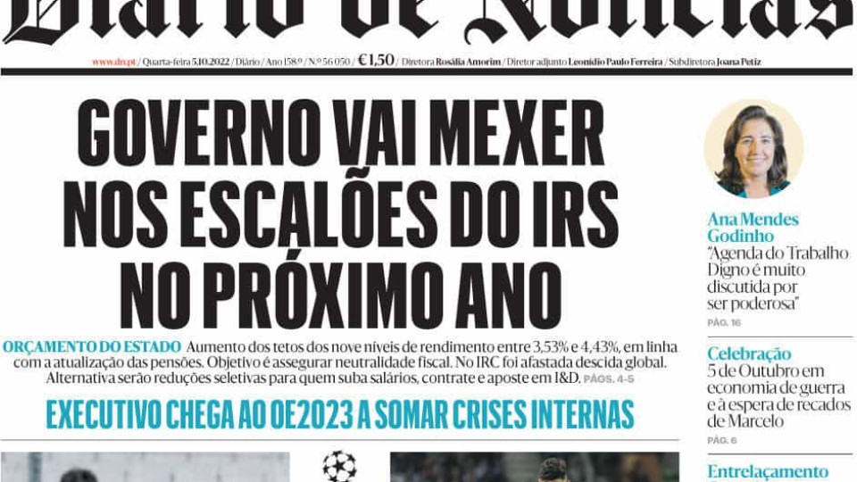 Hoje é notícia: IRS vai ter mexidas; Polícias sem poder usar balas reais