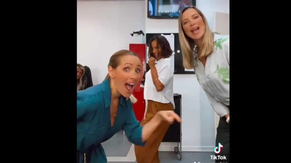 Que animação! Sara Matos, Sofia Alves e Luana Piovani dançam em gravações