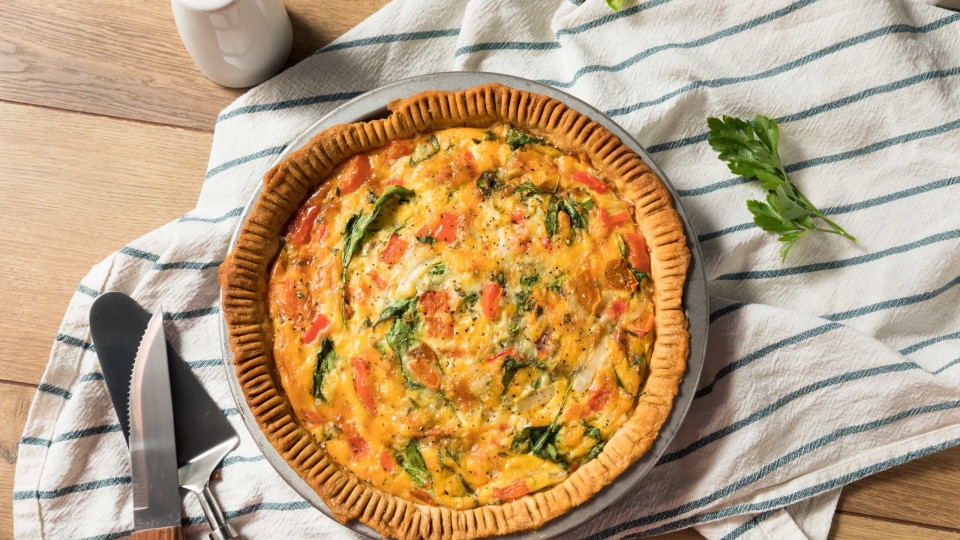 Sirva-se! O jantar é quiche de legumes (super fácil e baixa em calorias)