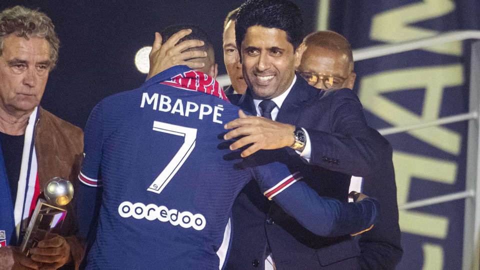 Espanhóis revelam "pacto" entre Kylian Mbappé e Nasser Al-Khelaifi