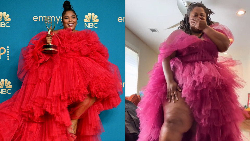 Lizzo oferece a fã vestido que usou nos Emmy Awards (a incrível reação)