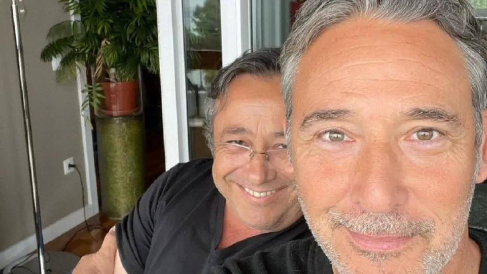 Diogo Infante celebra 39 anos ao lado do companheiro