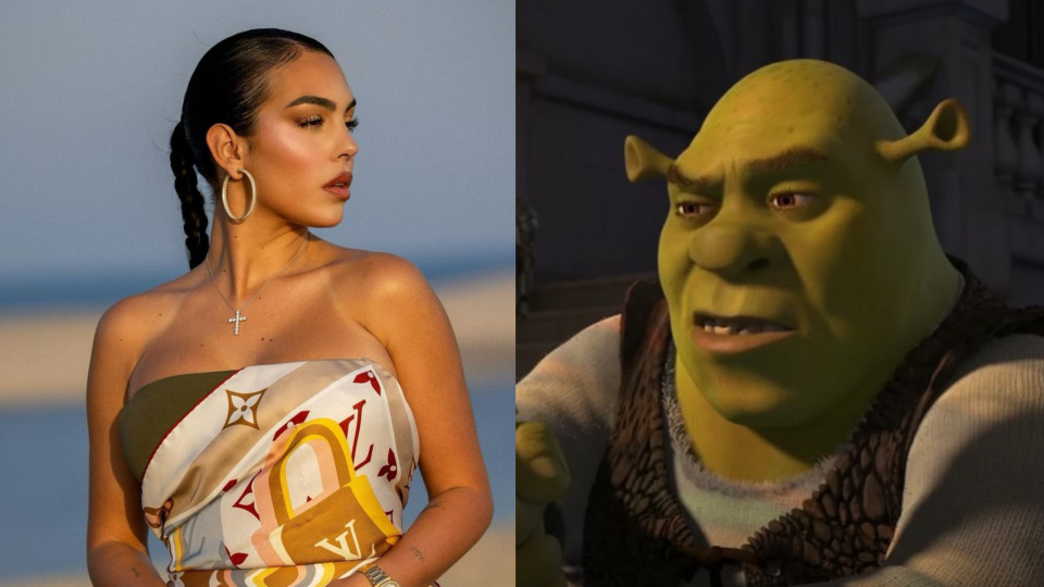 Georgina e Shrek 'lado a lado'? Sim, aconteceu mesmo