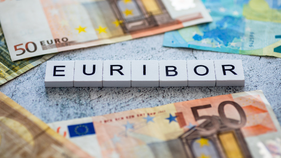 Taxas Euribor sobem mas mantêm-se abaixo de 4%