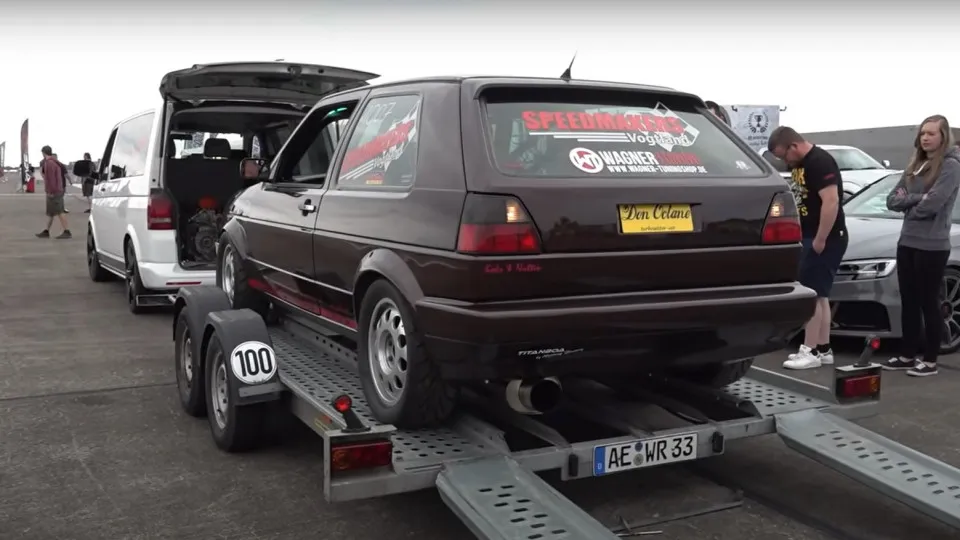 O mais rápido Golf Mk2 do mundo tem 1300 cv de potência