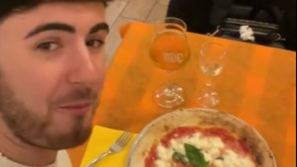 Fazer uma viagem e comer pizza em Itália? 20 libras chegaram a este homem