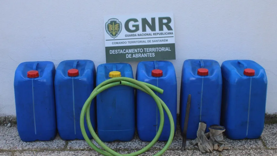 Roubaram 165 litros de gasóleo em Abrantes. Foram constituídos arguidos