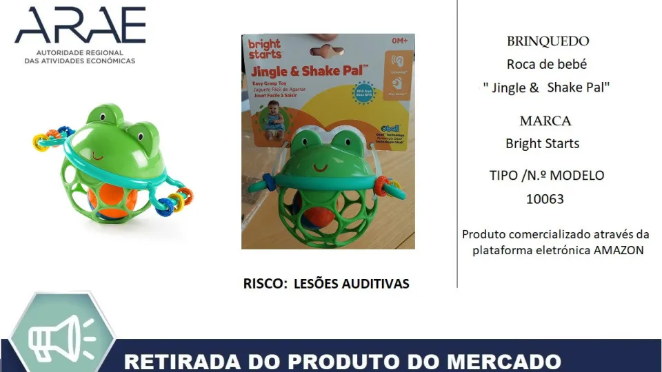 Comprou este brinquedo para bebés? Atenção que pode ser perigoso
