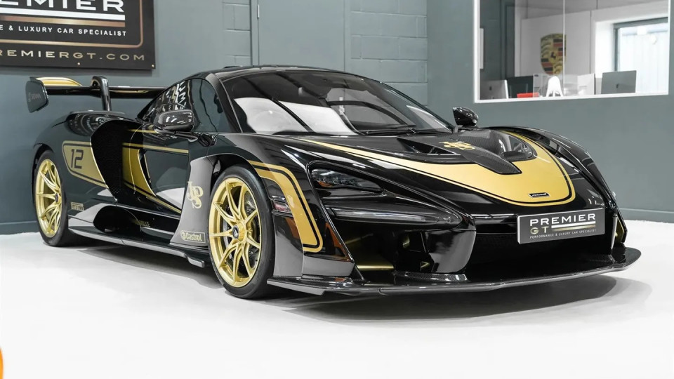 McLaren Senna com decoração da JPS está à venda por valor... astronómico