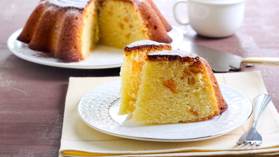 O lanche está aí e este bolo de iogurte e limão vai desaparecer