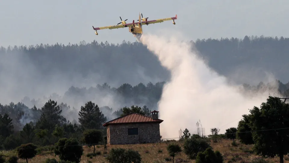 Incêndio, Extremadura, Espanha,
