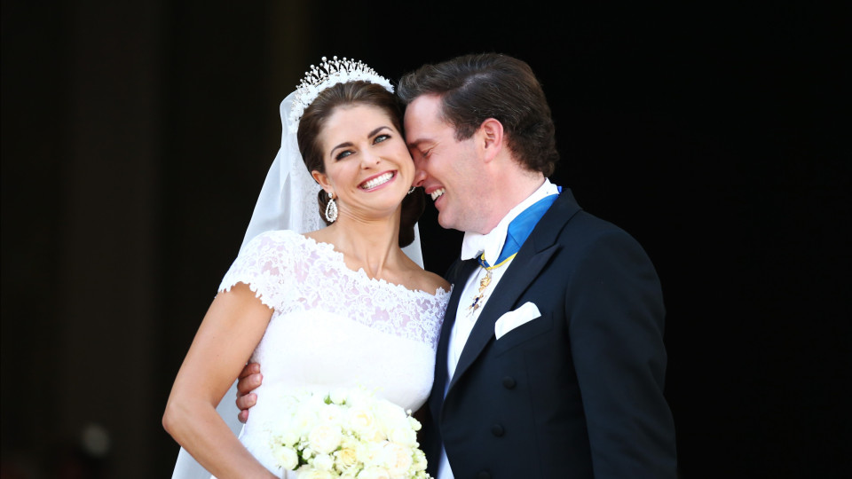 Princesa Madalena da Suécia mostra fotos "privadas" do seu casamento 