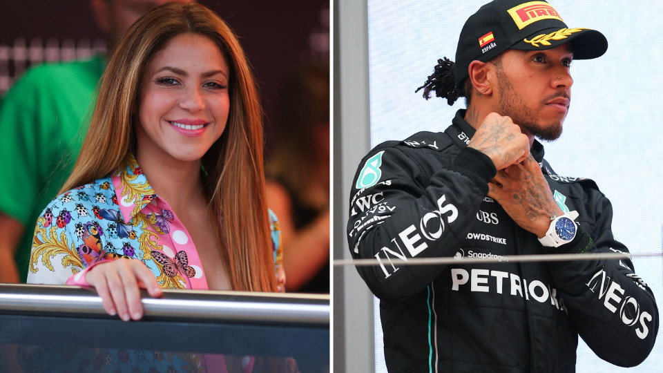 Lewis Hamilton "sente-se chateado" com Shakira e toma decisão